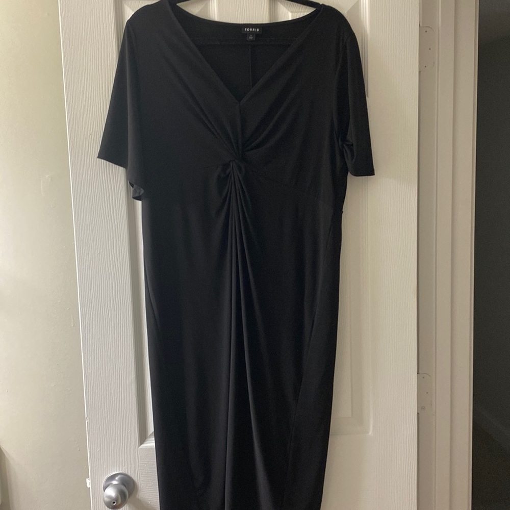 1X Torrid Black Dress